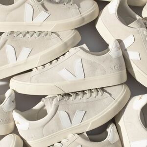 Veja Campo Suede Sneaker - "Natural White"